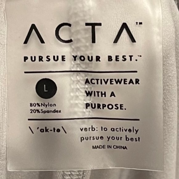 ACTA Grey Leggings - Picture 2 of 4